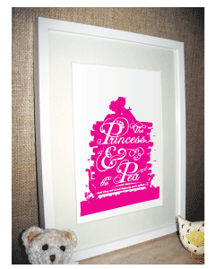 The Pea Princess - Poppy Pink